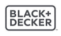 Logo de la marque BLACK+DECKER, type logo, couleur noire sur fond blanc