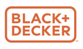 Logo de la marque BLACK+DECKER, type logo, couleur orange.