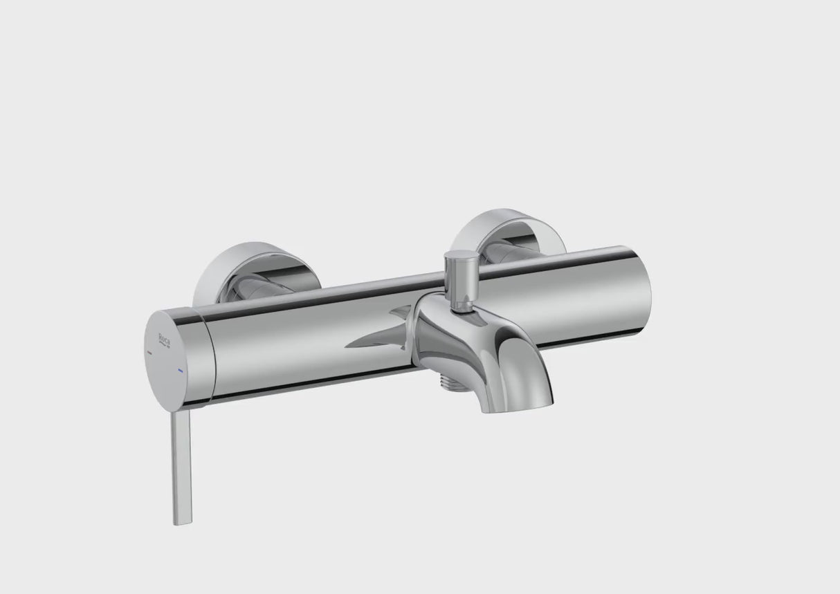 ROCA Mitigeur de bain-douche mural avec inverseur automatique Ona