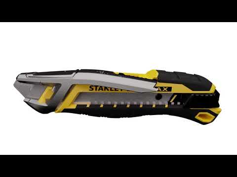 STANLEY FATMAX Cutter 18mm molette crantée et système de casse-lame rapide Quick Snap FMHT10592-0