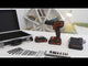 BLACK+DECKER Perceuse-visseuse sans fil 18V batteries 1,5Ah et chargeur et 80 accessoires BDCDC18BAFC-QW