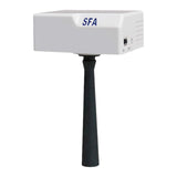 Alarme sonore SFA Sanialarm pour sanibroyeur, visible avec son boîtier et haut-parleur, conçue pour alertes de sécurité.