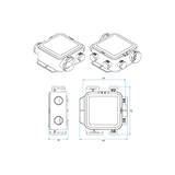 Kit VMC simple flux ALDES EasyHOME Hygroréglable compact avec 3 bouches pour ventilation efficace dans la maison