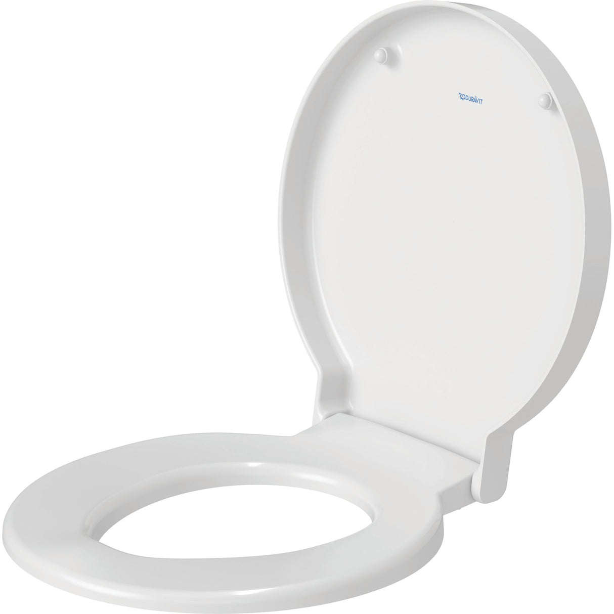 Abattant WC blanc Duravit, siège de toilette blanc, design moderne