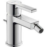 Mitigeur pour bidet Duravit, robinet chromé, design moderne et élégant.