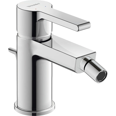 Mitigeur pour bidet Duravit, robinet chromé, design moderne et élégant.