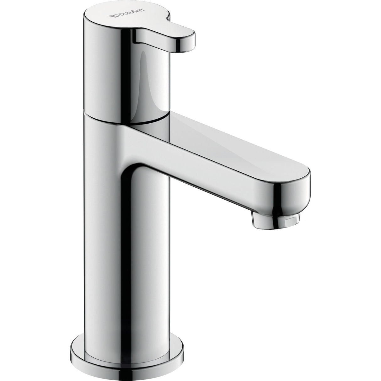 Mitigeur Duravit robinet lavabo chromé, design moderne, couleur argentée