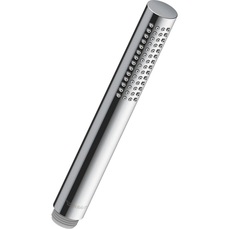 Douchette Duravit cylindrique, type accessoire de douche, couleur chrome.