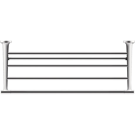 Porte-serviettes Grohe, accessoire salle de bain, couleur chrome, design mural moderne.