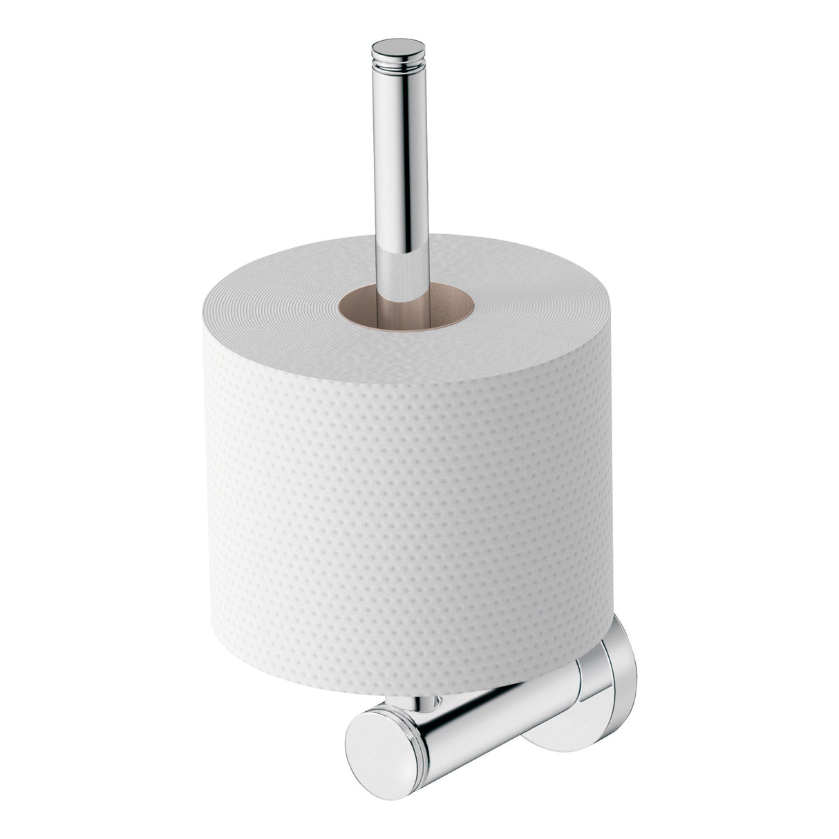 Porte-rouleau papier toilette Grohe chromé, accessoire mural, couleur argenté