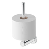 Porte-rouleau papier toilette Grohe chromé, accessoire mural, couleur argenté