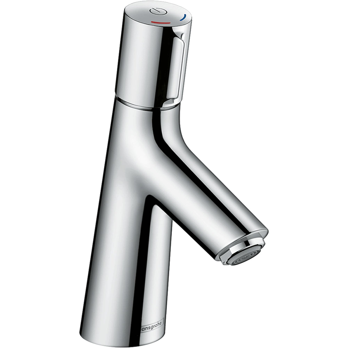 Mitigeur de lavabo Hansgrohe, robinet chromé design, couleur argentée