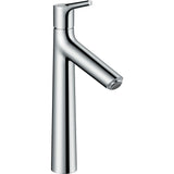 Mitigeur Hansgrohe, robinet lavabo, finition chromée argentée, design moderne