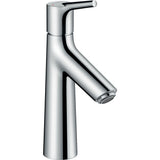 Mitigeur chromé Hansgrohe, robinet salle de bain, design moderne, couleur argentée.