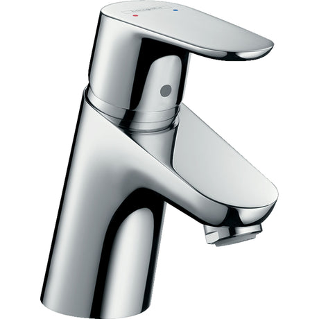 Mitigeur de lavabo Hansgrohe couleur chrome, design moderne, robinetterie salle de bain