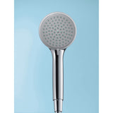 Douchette Grohe, pommeau de douche chromé, couleur argentée, design moderne.