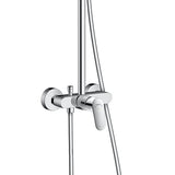 Mitigeur de douche Grohe, robinet de salle de bain, finition chromée brillante