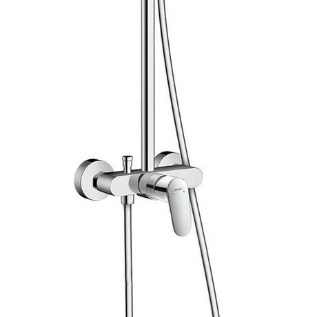 Mitigeur de douche Grohe, robinet de salle de bain, finition chromée brillante