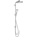 Colonne de douche Hansgrohe, mitigeur et douchette, couleur chromée