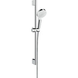 Douchette chromée Hansgrohe, set de douche, couleur argenté, design moderne