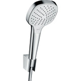 Douchette Hansgrohe, pommeau de douche chromé, couleur argent, design moderne.