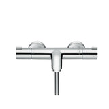 Robinet thermostatique Hansgrohe, mitigeur mural, couleur chromé.