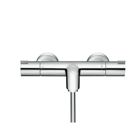 Robinet thermostatique Hansgrohe, mitigeur mural, couleur chromé.