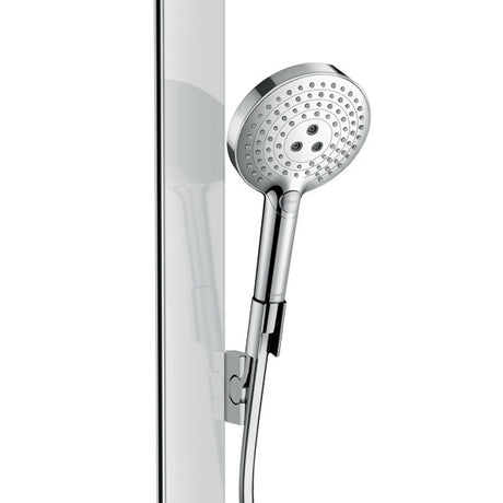 Douchette Grohe, type pommeau de douche, couleur chromée, design moderne.