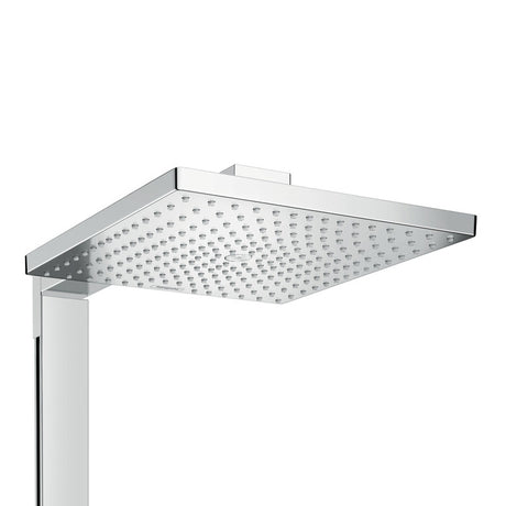 Pommeau de douche Grohe carré chromé, design moderne, couleur argent