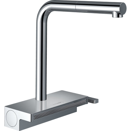 Mitigeur Grohe, robinet de cuisine chromé, design moderne, couleur argentée