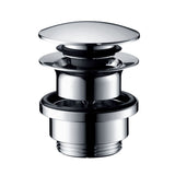 Bonde clic-clac Grohe, accessoire sanitaire, finition chromée brillante.