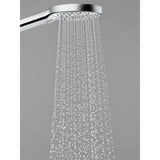 Pommeau de douche Grohe, douchette chrome, eau en jet pluie