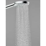 Douchette Grohe, pommeau de douche chromé, couleur argent, jet d’eau sous pression