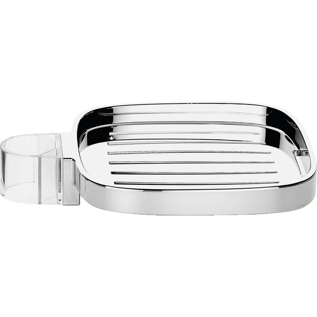 Porte-savon Grohe en métal chromé, accessoire salle de bain couleur argentée