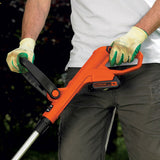 Coupe-bordures Black+Decker orange 18V, outil de jardinage sans fil, couleur orange