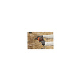 Perceuse Black+Decker, outil électroportatif, couleur orange et noire, utilisée sur un mur en brique