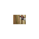 Perceuse Black+Decker, perceuse électrique orange et noire en action sur bois