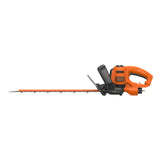 Taille-haie Black+Decker orange électrique, outil de jardinage, poignée ergonomique