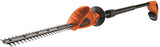 Taille-haie télescopique Black+Decker, orange et noir, outil de jardinage électrique