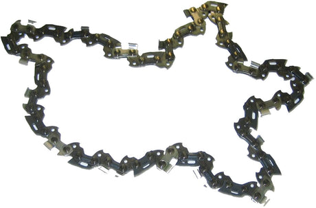 Chaîne de tronçonneuse noire, marque Oregon, accessoire de coupe en métal.