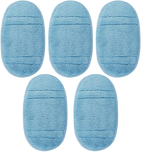 Gants de nettoyage Vileda, lavables, couleur bleu, lot de cinq pièces.