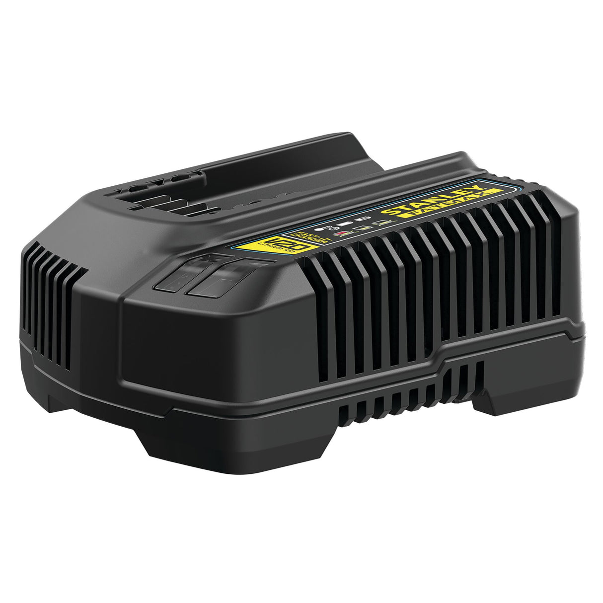 Chargeur de batterie noir Stanley, outillage électrique, couleur noire