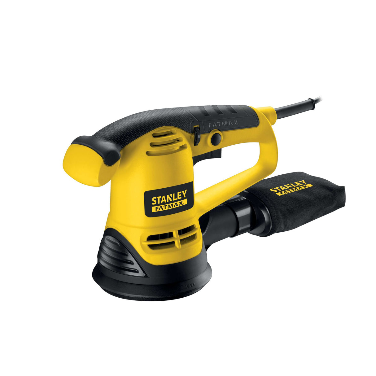 Ponceuse électrique Stanley Fatmax, outil électroportatif jaune et noir