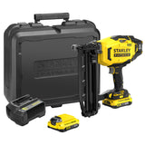 Cloueur sans fil Stanley FATMAX, outillage, jaune et noir, avec valise et accessoires