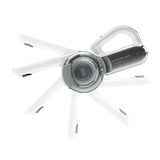 Aspirateur à main Black+Decker, modèle Dustbuster Pivot, couleur gris argent.