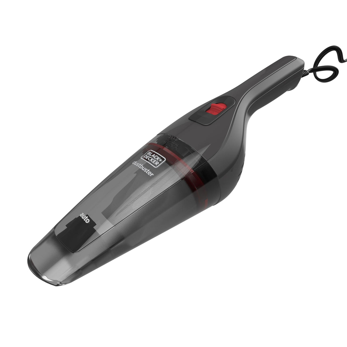 Aspirateur à main noir Black+Decker, type Dustbuster, couleur noire, compact et filaire.