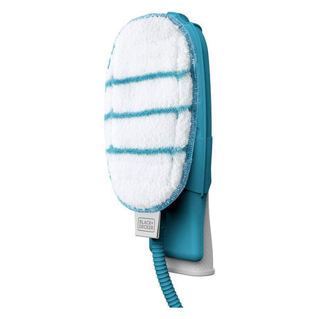 Balai vapeur Black+Decker, appareil de nettoyage, bleu et blanc