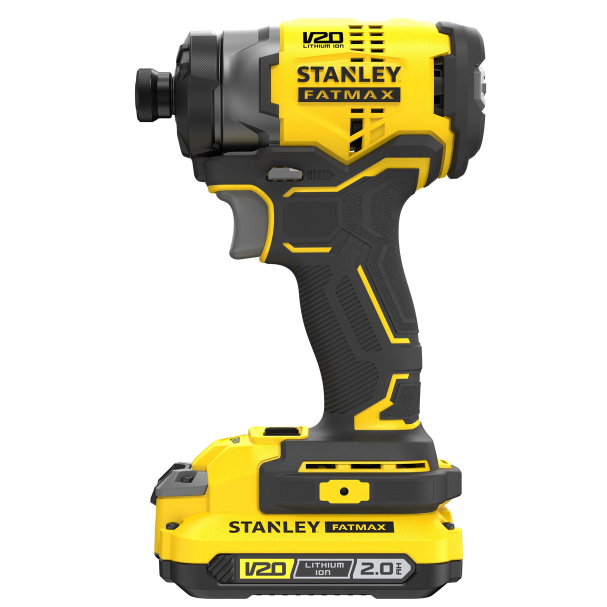 Visseuse Stanley Fatmax, outil électroportatif, couleur jaune et noir.