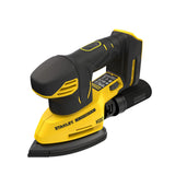 Ponceuse Stanley Fatmax triangulaire jaune et noire sans fil V20.