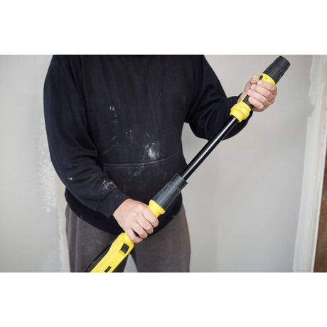 Ponceuse électrique jaune Stanley, outil de ponçage professionnel, couleur jaune